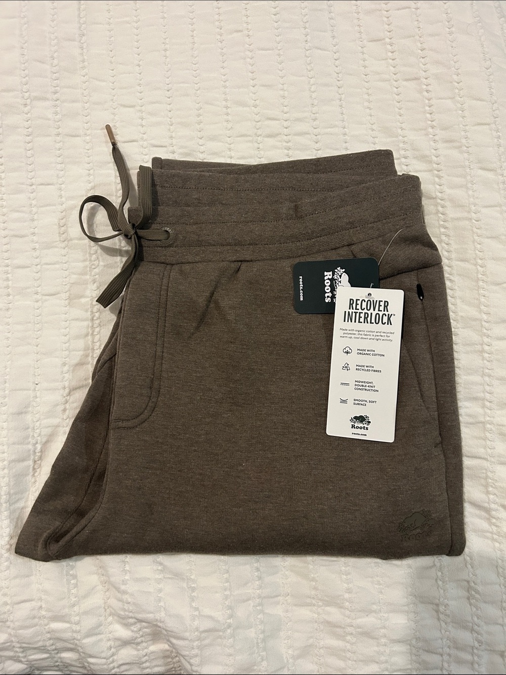 Roots Men's Sweatpants Joggers in Brown